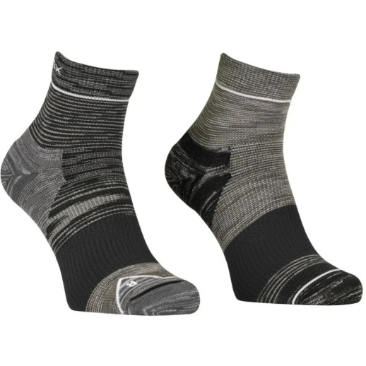 Носки мужские Ortovox ALPINE QUARTER SOCKS M black raven - 39-41 - черный/серый