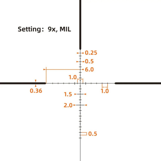 Прицел оптический Vector Optics SOI 3-9x40 (25.4 мм) AO SFP VNM-1 MIL