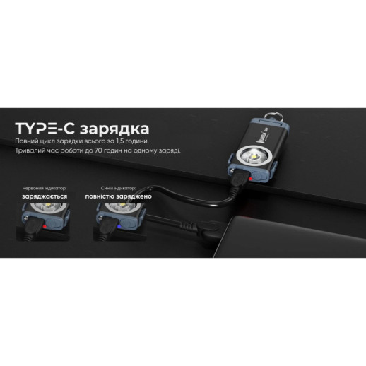 Фонарь Wuben G2, черный