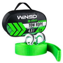 Трос буксировочный ленточный Winso PRO, 4,5т 5м (130450)