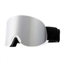 Маска для лыж и сноуборда Sposune HX041-4 Glossy White-Grey Mirror