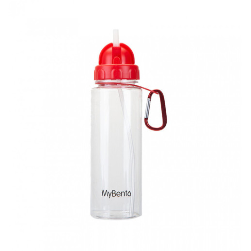 Спортивная бутылка для воды Summit MyBento Bottle With Flip Straw красная 700 мл