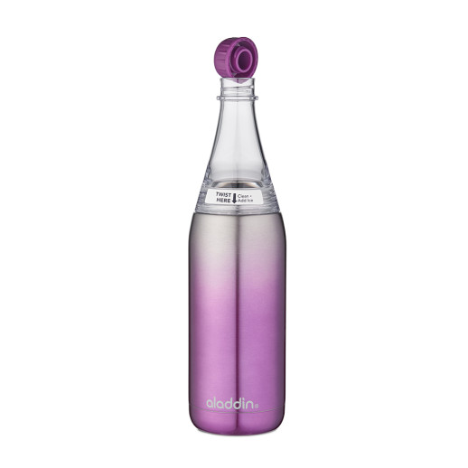 Термобутылка Aladdin для напитков Fresco Twist&Go 0.6 л фиолетовый