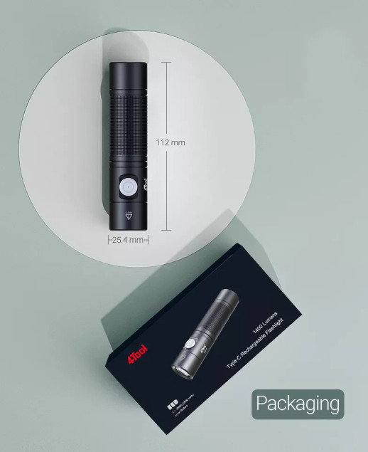 Фонарь Nextorch ED10 черный (Поврежденная упаковка)