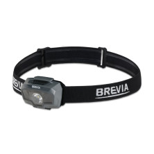 Фонарь налобный Brevia 200Lm, 3 режима+flash, 3xAAA, IP64