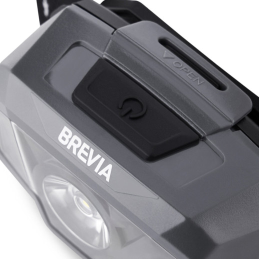 Фонарь налобный Brevia 200Lm, 3 режима+flash, 3xAAA, IP64