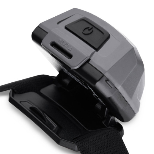 Фонарь налобный Brevia 200Lm, 3 режима+flash, 3xAAA, IP64