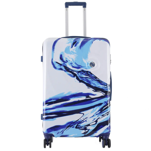 Чемодан Semi Line 28" (L) White/Blue Print (T5653-3)