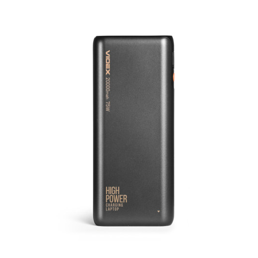 Повербанк 20000mAh Videx VPB-202C 75W Black