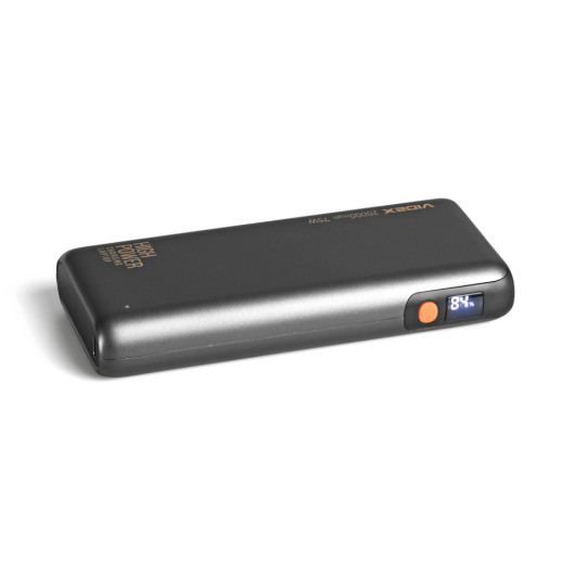 Повербанк 20000mAh Videx VPB-202C 75W Black