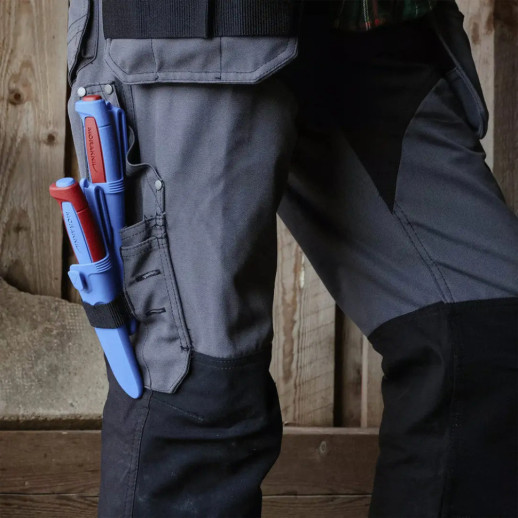 Нож Morakniv Basic 511, Цвет года 2025 blue/dala red