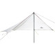 Тент туристический Naturehike 20D silicone 4,25х2.55м 0,57 кг grey/white (NH15T003-M)