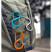 Набор алюминиевых сервисных карабинов Base Camp Sigma 5 Wire Set, 2 шт, Blue/Orange (BCP 61016)