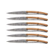 Набор ножей 6 Deejo Steak Knives, titan finish