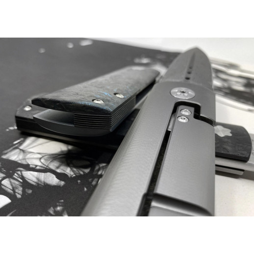 Нож Maserin Daga, Elmax, fat carbon, золотистый