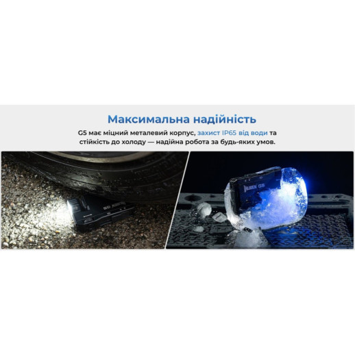 Фонарь Wuben G5, белый