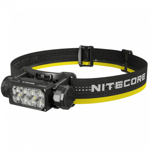 Фонарь налобный Nitecore HC65 UHE (8 x NiteLab UHE LED, 2000 люмен, 11 режимов, 18650, USB Type-C), черный