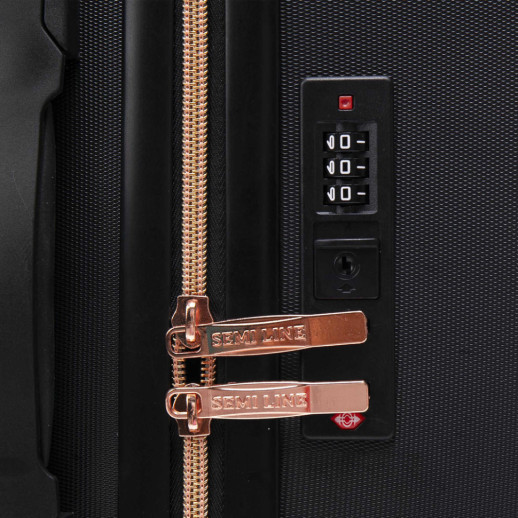 Чемодан Semi Line 28" (L) Black (T5821-5)