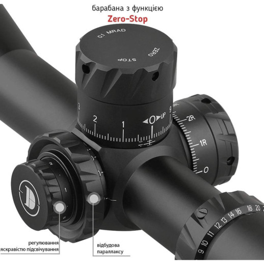 Прицел Discovery Optics HD-GEN2 4-24X50SFIR FFP ZEROSTOP 34mm подсветка (231203)
