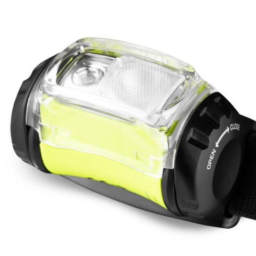 Фонарь налобный Brevia 255Lm, 3 режима+flash+red, 3xAAA, IP64 (белый/красный)