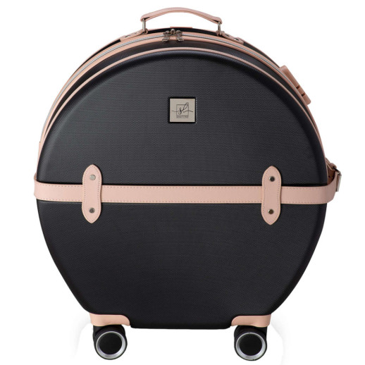 Чемодан Semi Line 24" (M) Black/Pink Cream (T5671-3)
