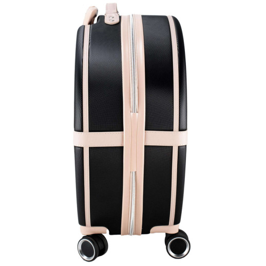 Чемодан Semi Line 24" (M) Black/Pink Cream (T5671-3)