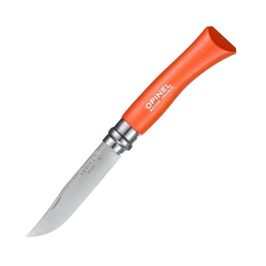 Нож Opinel 7 VRI, оранжевый