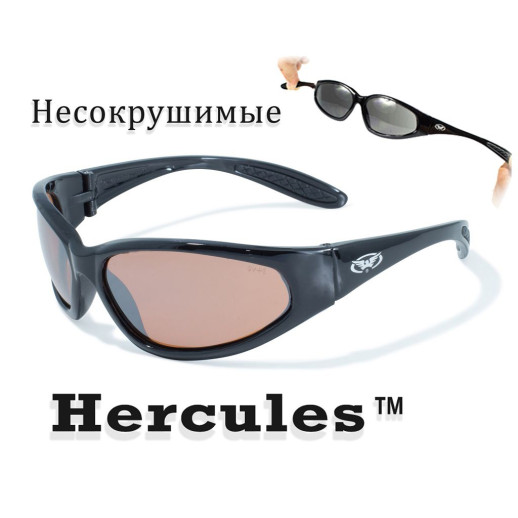 Очки Global Vision Hercules-1 (drive mirror) коричневые