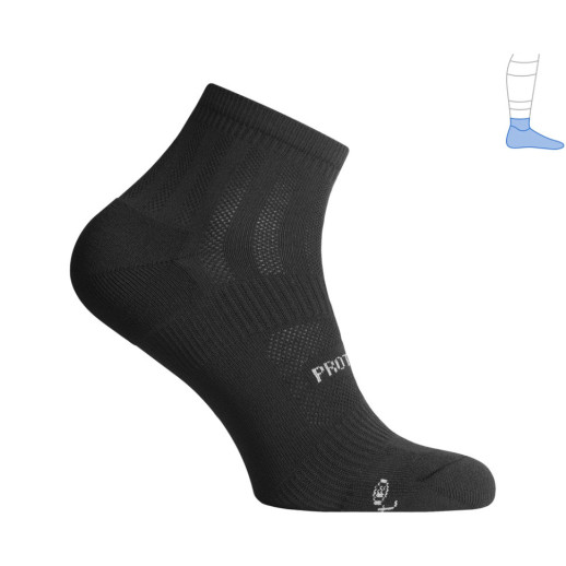 Функциональные носки Protector ShortDry летние черные S 36-39