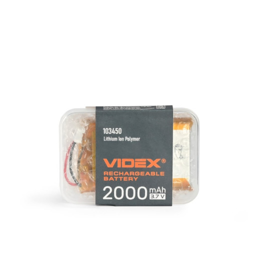 Аккумулятор VIDEX Li-pol VLF-B103450-20 2000mAh 1шт