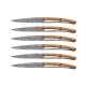 Набор ножей 6 Deejo Steak Knives, titan finish