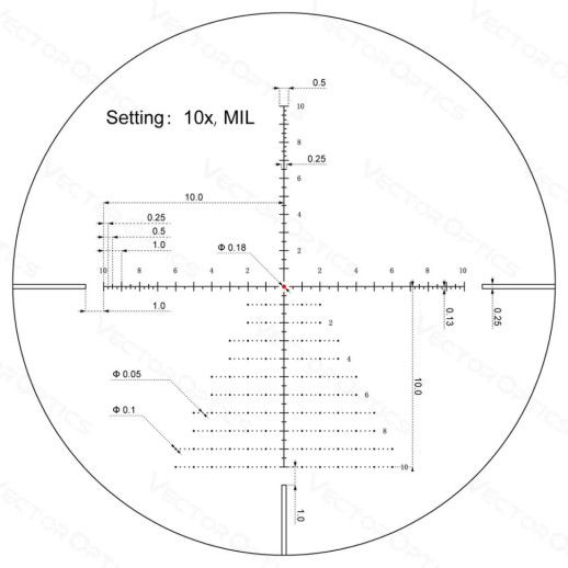 Прицел оптический Vector Optics Veyron Plus 10x30 Zero