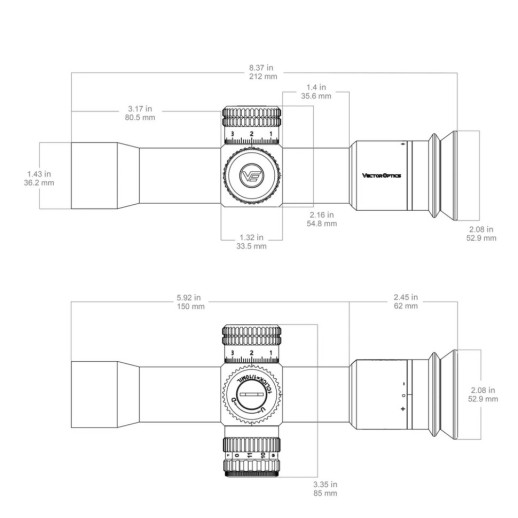 Прицел оптический Vector Optics Veyron Plus 10x30 Zero