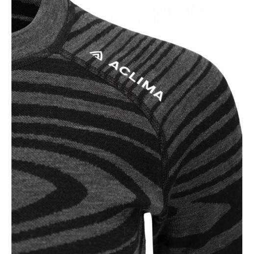 Термокофта жен. Aclima WarmWool 200 Crew Neck W's Black Motion XS