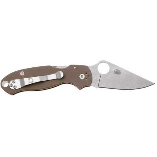 Нож Spyderco Para 3 Sprint Run, CPM 15V, G-10 brown