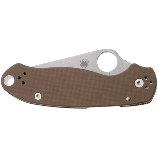 Нож Spyderco Para 3 Sprint Run, CPM 15V, G-10 brown