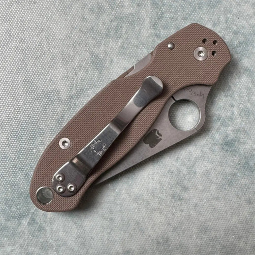 Нож Spyderco Para 3 Sprint Run, CPM 15V, G-10 brown