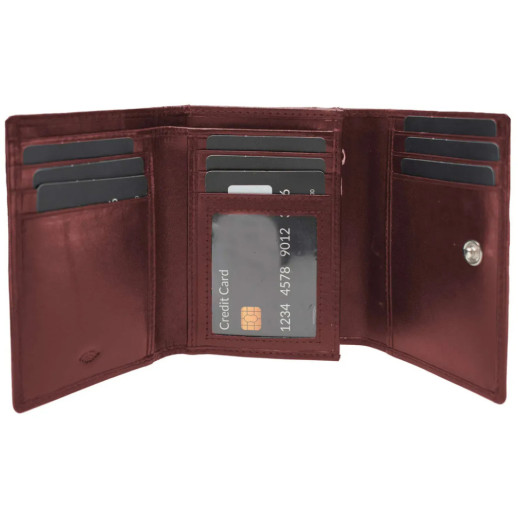 Кошелек женский кожаный Semi Line RFID Dark Red (P8263-2)