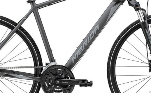Велосипед Merida 2021 crossway 40 xl(58) silk anthracite(grey/black)