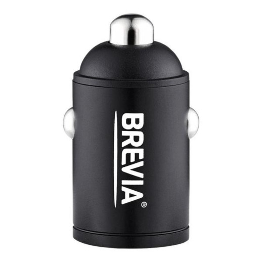 Автомобильное зарядное устройство Brevia ePower NanoMetal 38W 1xUSB-C+1xUSB-A
