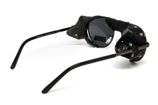 Очки защитные Global Vision Aviator-5 GunMetal (gray), серые в темной оправе со съемным уплотнителем из синтетической "кожи"