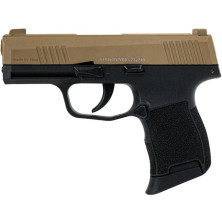 Пистолет сигнальный Aksa Arms AK21 CC-02 cal.9 PAK (Sig Sauer P365) Black/Tan