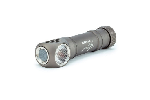 Налобный фонарь Яркий луч YLP GEKKO 1.0, серый, 900 лм