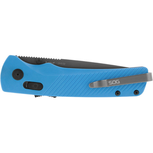 Нож SOG Flash AT, Civic Cyan MK3 // Partially Serrated (SOG 11-18-04-57)