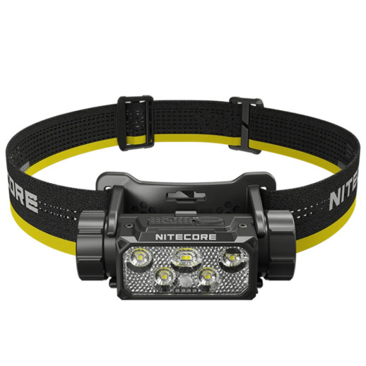 Фонарь налобный Nitecore HC70 UHE (6xNiteLab UHE LED, 1600 люмен, 10 режимов, 1x21700, USB-C)