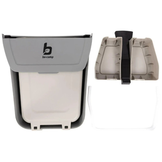 Корзина для мусора складная Bo-Camp Waste Bin Foldable 15L White/Grey (5329979)