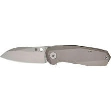 Нож Spyderco Techno 3, CTS XHP, Titanium gray