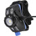 Фонарь налобный Brevia 400Lm, 5W LED, Zoom, Sensor, 1400mAh IP65