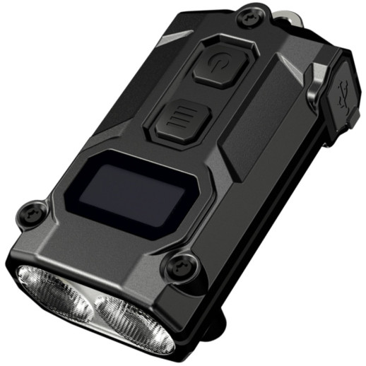 Фонарь наключный Nitecore TINI 3 (2xNiteLab UHE LED, 600 люмен, 5 режимов, USB-C), черный
