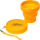Стакан складной силиконовый с крышкой 180мл Tramp UTRC-083, orange